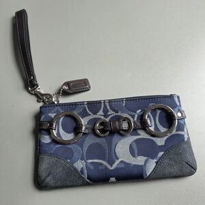 Coach Y2k Optic Suede 7in Wristlet